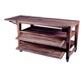 Angela Buffet Double Trolley Walnut - 140 x 72 x 96h cm