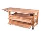 Angela Buffet Double Trolley Oak - 140 x 72 x 96h cm